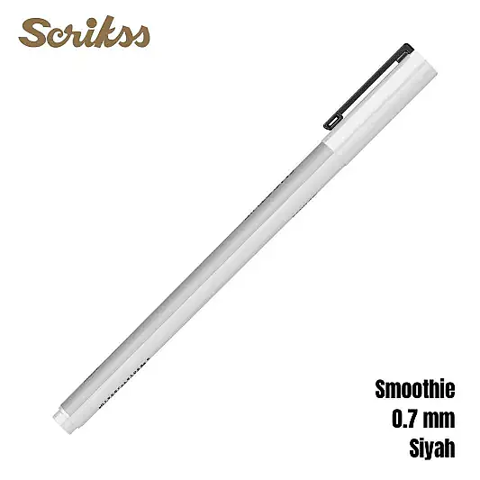 Scrikss Smoothie Jel Kalem 0.7 mm Siyah - 13