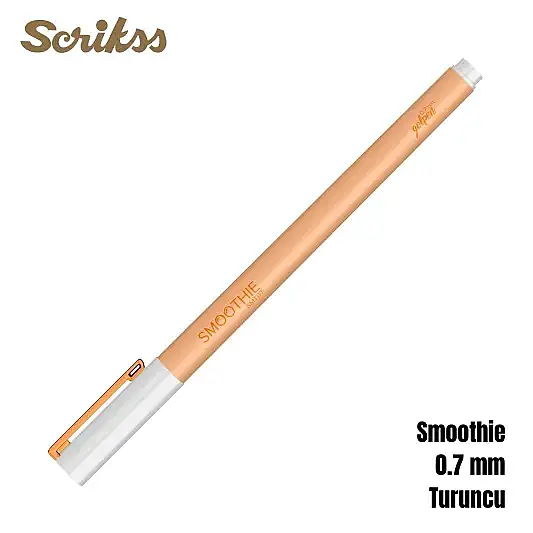 Scrikss Smoothie Jel Kalem 0.7 mm Turuncu - 3
