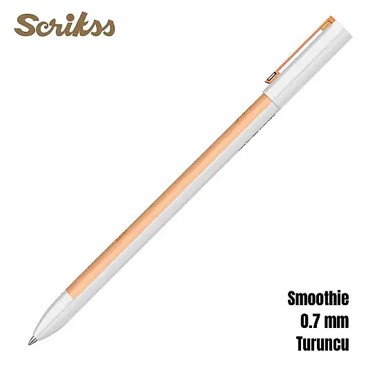 Scrikss Smoothie Jel Kalem 0.7 mm Turuncu - 8