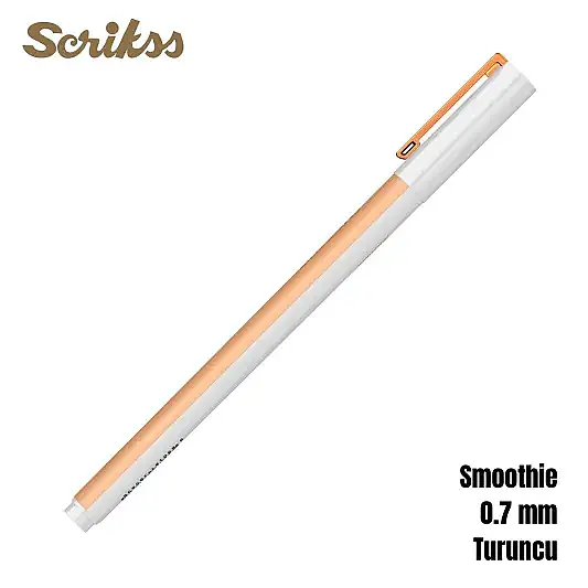 Scrikss Smoothie Jel Kalem 0.7 mm Turuncu - 9