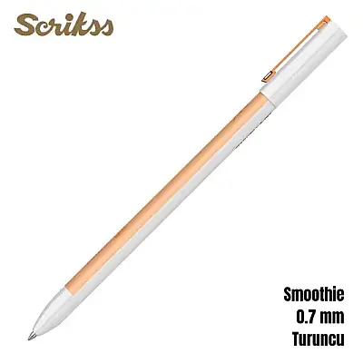 Scrikss Smoothie Jel Kalem 0.7 mm Turuncu - 12