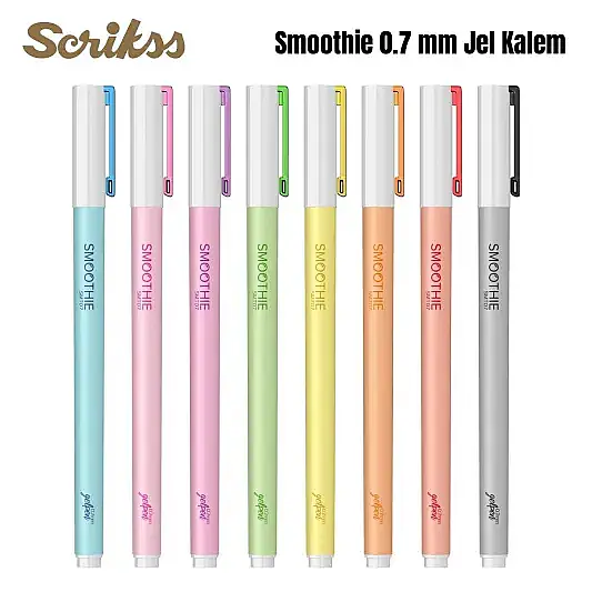 Scrikss Smoothie Jel Kalem 0.7 mm Turuncu - 13