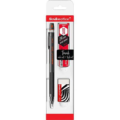 Scrikss Track 3 Lü Set Mekanik Kurşun Kalem 0.7 mm Turuncu - Scrikss