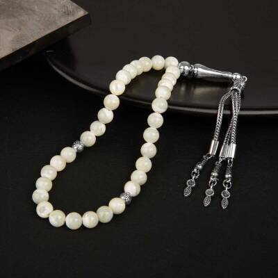 Sedef Doğal Taş Tesbih 33lük - 8mm - Doğal Taş (1)
