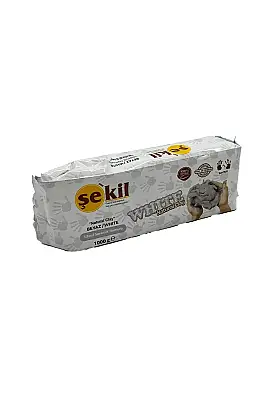 Şekil Kil Hamuru Beyaz 1 kg - Şekil (1)