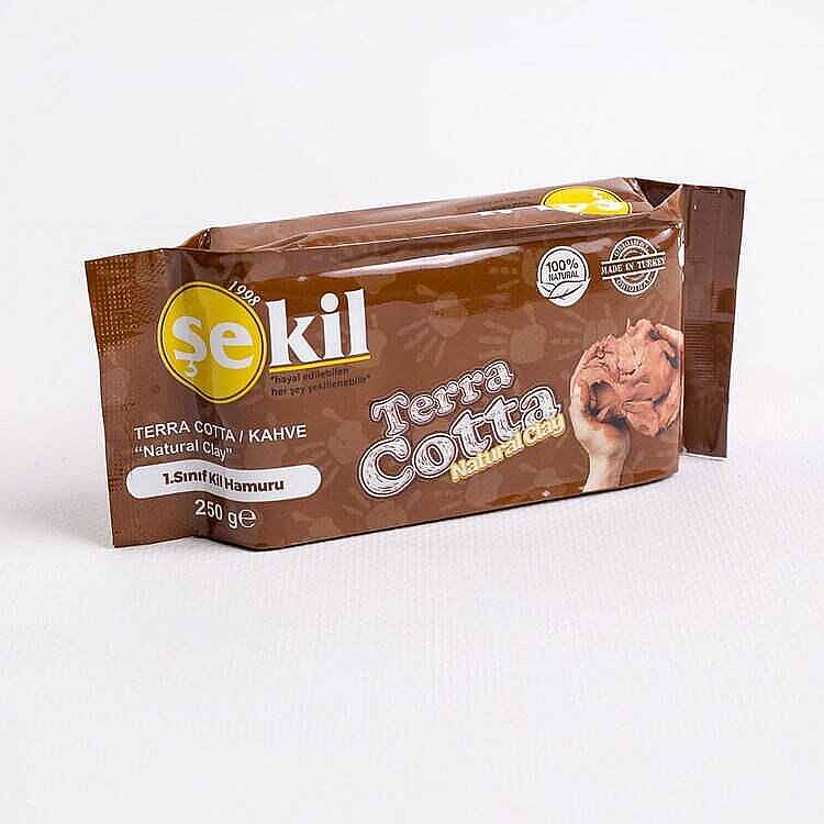 Şekil Kil Hamuru Kahverengi 250 gr - 2