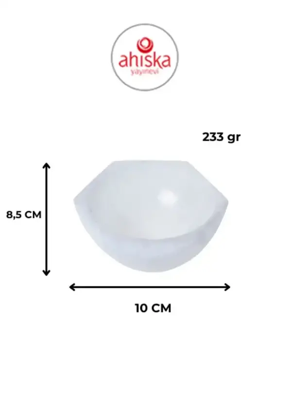 Sertifikalı Altıgen Selenit Tabak - 6