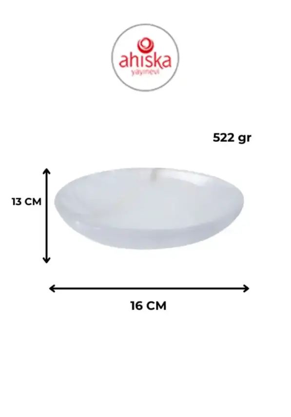 Sertifikalı Elips Selenit Tabak no.6 - 6