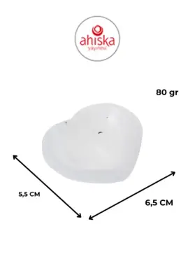 Sertifikalı Kalp Selenit Tabak - 6