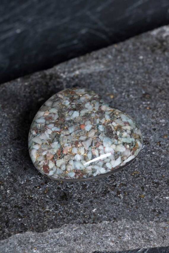 Sertifikalı Larimar Kalp - 4