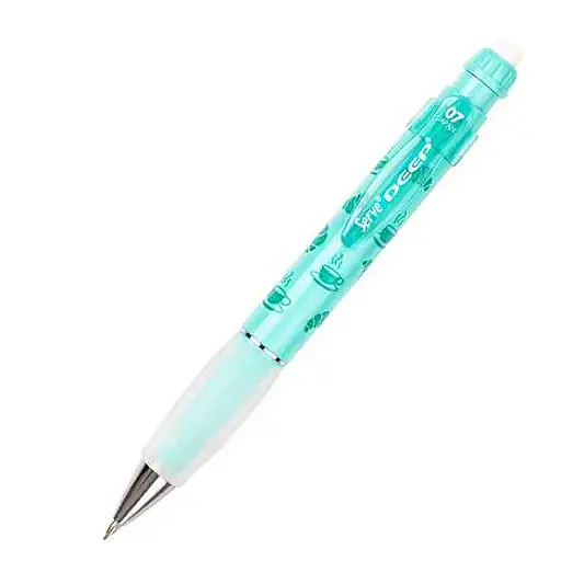 Serve Deep Tatlı Serisi Kruvasan Ve Kahve Figürlü Nane Yeşil 0.7 mm Versatil Uçlu Kalem - 2