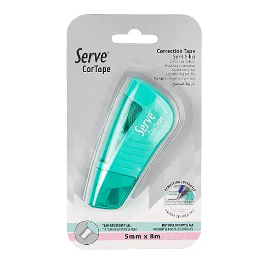 Serve Şerit Silici Yeşil 5 mm X 8M - 1