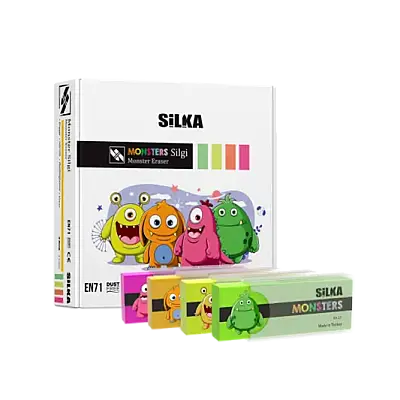 Silka Silgi Neon 4 Renk - 1