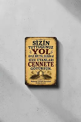 Sizin Tuttuğunuz Yol MiniDekor Magnet Ayaklı 9×13,5 cm - 1