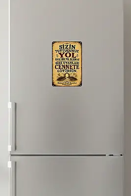 Sizin Tuttuğunuz Yol MiniDekor Magnet Ayaklı 9×13,5 cm - 3
