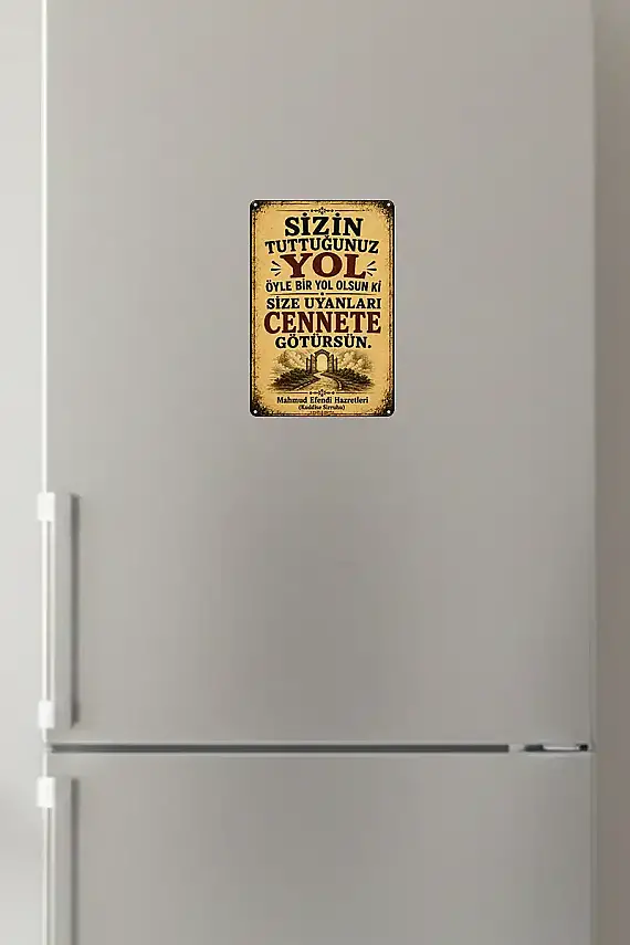 Sizin Tuttuğunuz Yol MiniDekor Magnet Ayaklı 9×13,5 cm - 3