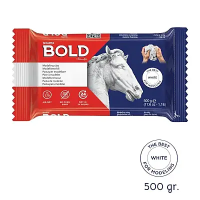 Smarta Bold Kil Hamuru Beyaz 500 gr - Smarta (1)