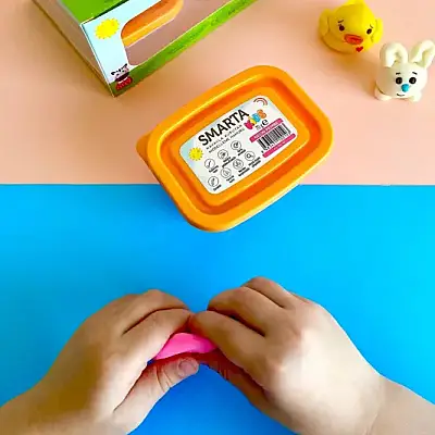 Smarta Kids Modelleme Hamuru 70 gr Neon Sarı - Smarta (1)