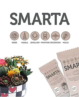 Smarta Modelleme Hamuru 250 Gr Beyaz Renk - Smarta (1)