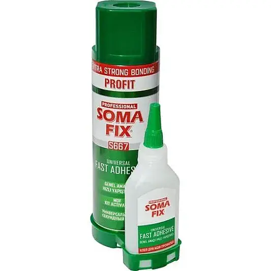 Somafix Genel Amaçlı Hızlı Yapıştırıcı Set 200 ml + 50 gr - 2