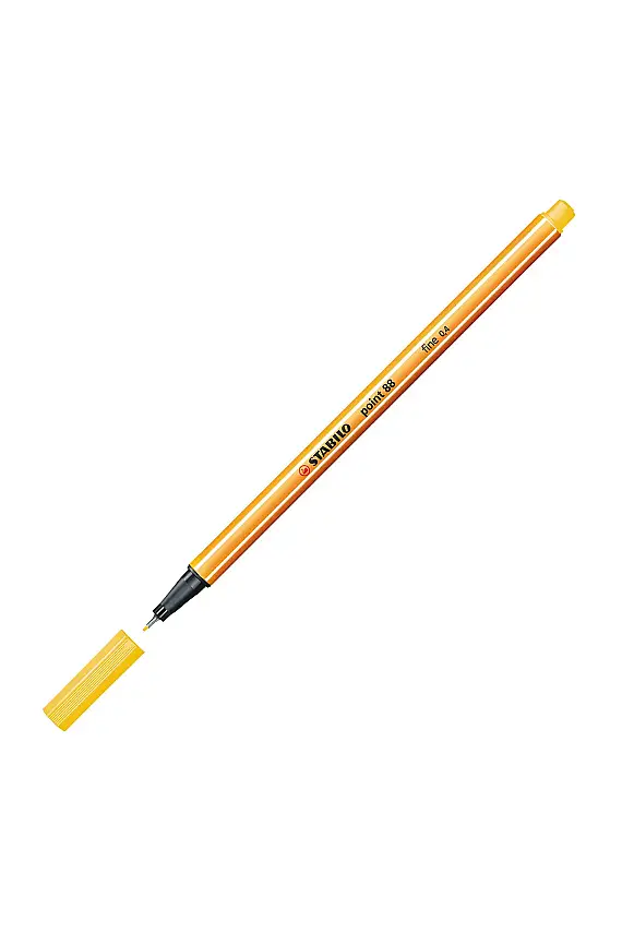 Stabilo 88 Point Keçe Uçlu Kalem Limon Sarısı - 1