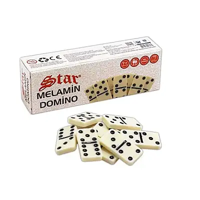 Star Melamin Domino Plastik Kutulu - Star (1)