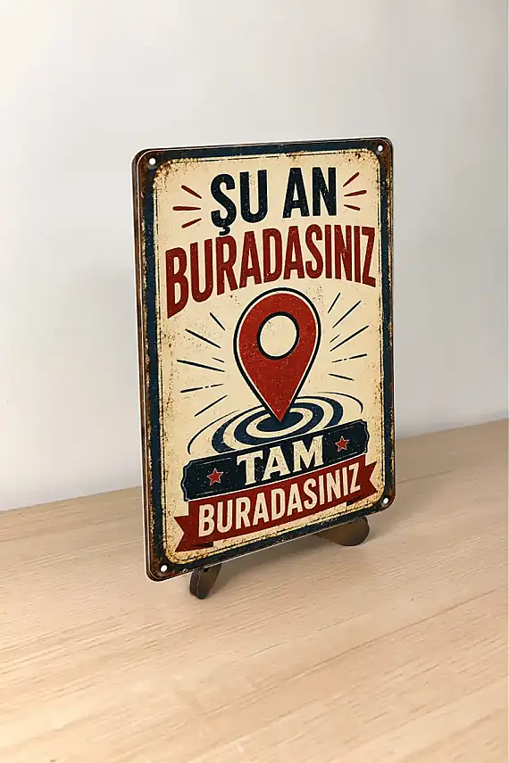 Şu An Buradasınız MiniDekor Magnet Ayaklı 9×13,5 cm - 1