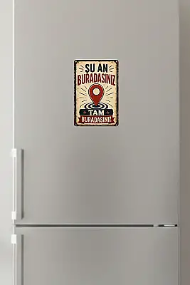 Şu An Buradasınız MiniDekor Magnet Ayaklı 9×13,5 cm - 3