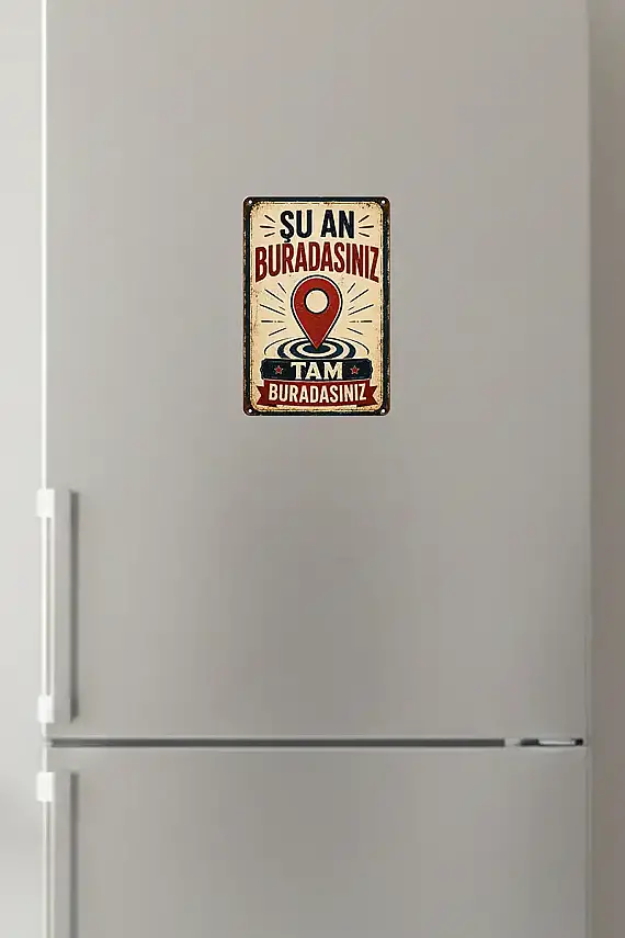 Şu An Buradasınız MiniDekor Magnet Ayaklı 9×13,5 cm - 3