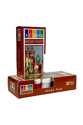 Südor Ahşap Boya Set 15 ml 10 Lu - 1
