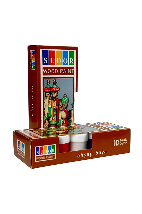 Südor Ahşap Boya Set 15 ml 10 Lu - 3