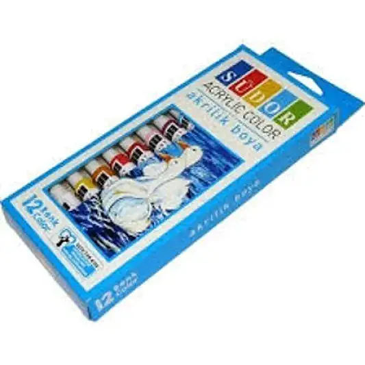 Südor Akrilik Boya Tüp 12 Renk 9 ml - 2