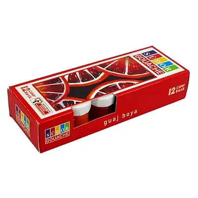 Südor Guaj Boya Set 12 Renk 20 ml - 4