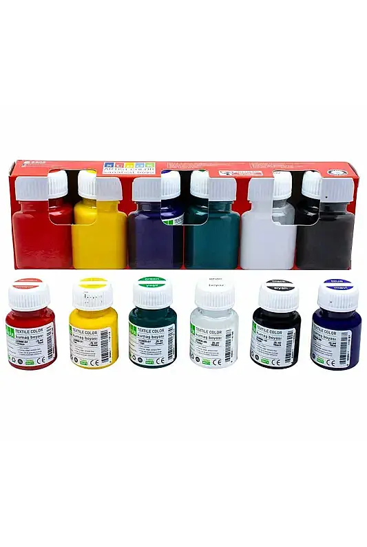 Südor Kumaş Boyası Set 6 Renk 25 ml - 4