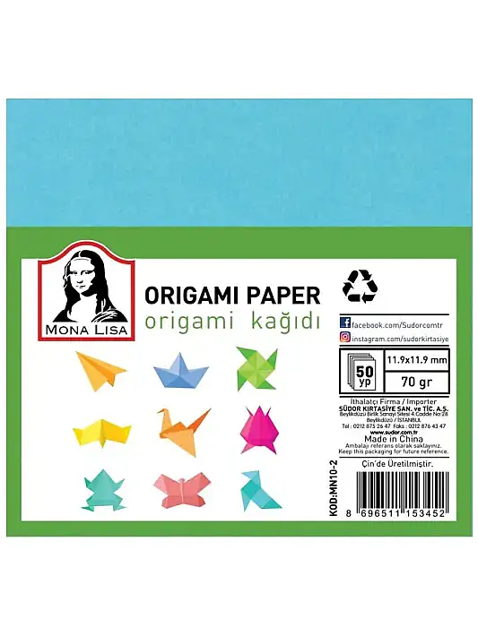 Südor Origami Kağıdı 50 Yp 9 x 9 cm - 1