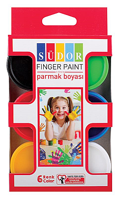 Südor Parmak Boyası Set 6 Renk 30 ml - Südor