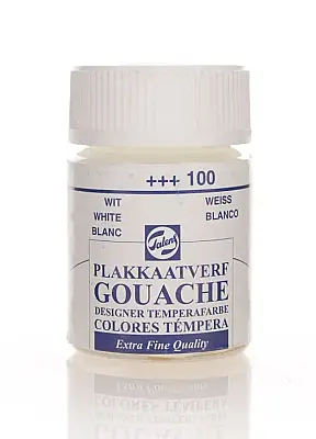Talens 61002 Guaj Boya 16 ml White Beyaz - Talens (1)