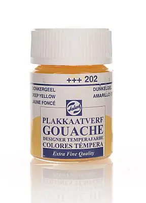 Talens 62022 Guaj Boya 16 ml Deep Yellow Koyu Sarı - Talens (1)