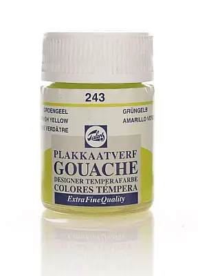 Talens 62432 Guaj Boya 16 ml Greenish Yellow Yeşilimsi Sarı - Talens (1)