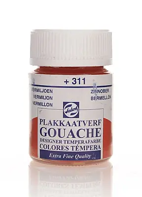 Talens 63112 Guaj Boya 16 ml Vermilion - 1