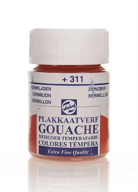 Talens 63112 Guaj Boya 16 ml Vermilion - 2
