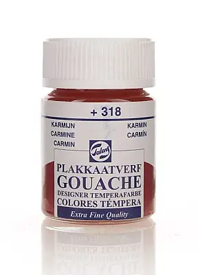 Talens 63182 Guaj Boya 16 ml Carmine Karmen Kırmızı - Talens (1)