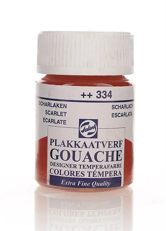 Talens 63342 Guaj Boya 16 ml Scarlet Parlak Kırmızı - 2