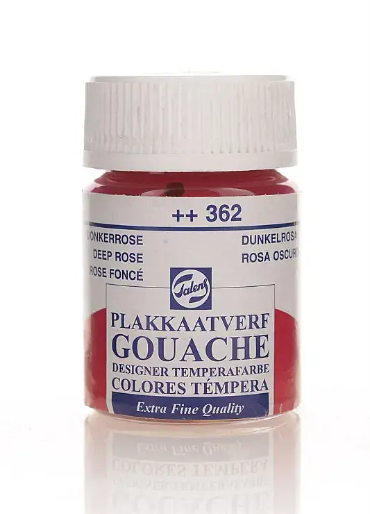 Talens 63622 Guaj Boya 16 ml Deep Rose Koyu Gül - 1