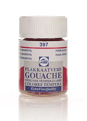 Talens 63972 Guaj Boya 16 ml Permanent Rose Kalıcı Gül - 1