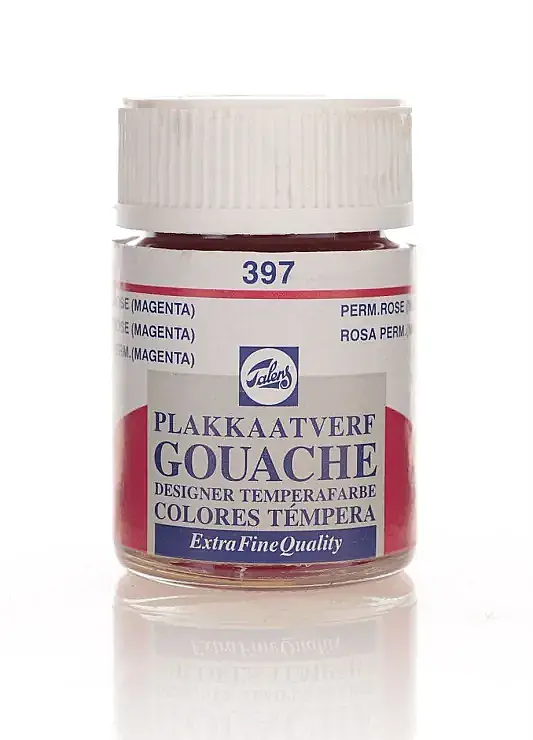 Talens 63972 Guaj Boya 16 ml Permanent Rose Kalıcı Gül - 1