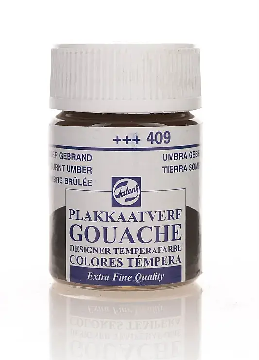 Talens 64092 Guaj Boya 16 ml Burnt Umber Yanık Umbra - 1