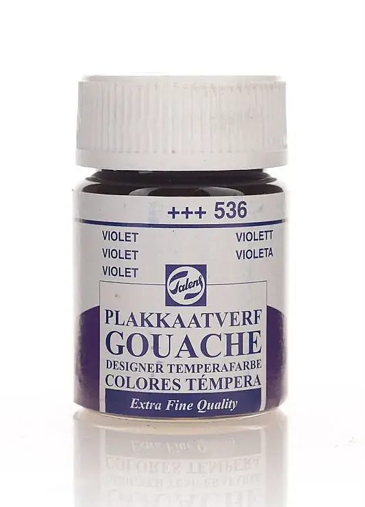 Talens 65362 Guaj Boya 16 ml Violet Mor - 1
