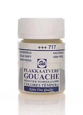 Talens 67172 Guaj Boya 16 ml Cold Grey Soğuk Gri - 1