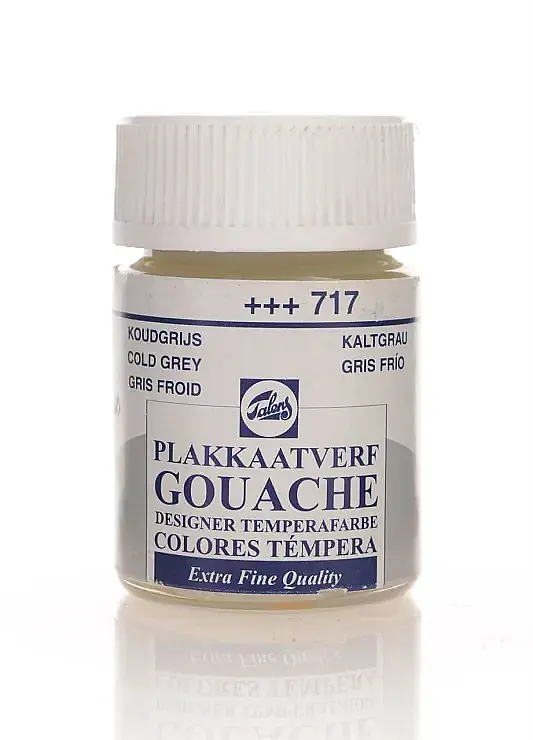 Talens 67172 Guaj Boya 16 ml Cold Grey Soğuk Gri - 2